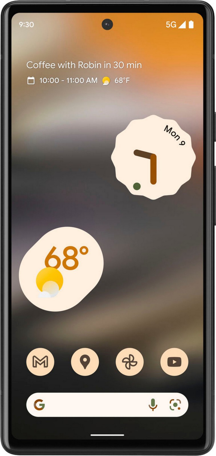 Google Pixel 6a, Fully Unlocked | Black, 128GB, 6.1 in Screen | Grade B+ | GX7AS