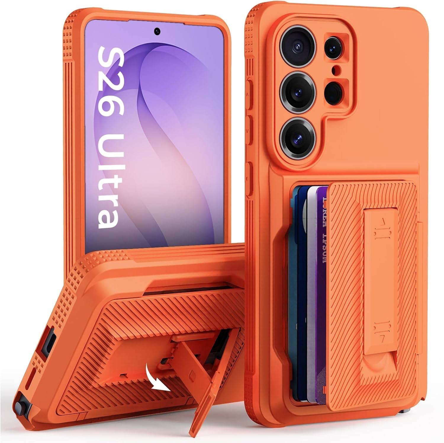 For Samsung Galaxy S26 Ultra Case Wallet Heavy Duty ArmorShockproof Rugged Cover