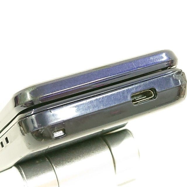 Sharp Aquos Mobile Sh-01J Docomo Blue Black Main Body C20727 Japanese Flip phone