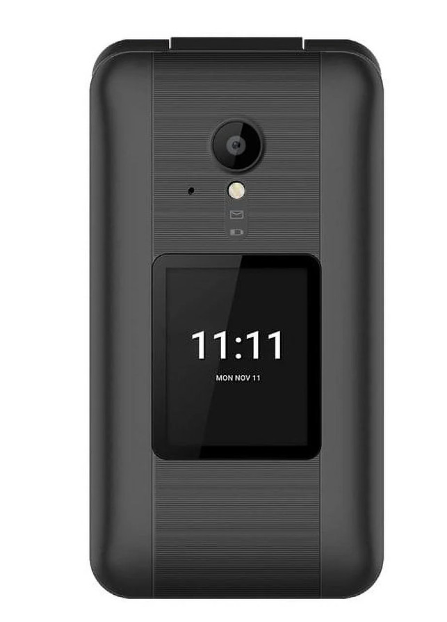NEW NUU Mobile F4L LTE GSM Unlocked ( AT&T ,T-Mobile ,Mint ) Flip Phone, Black