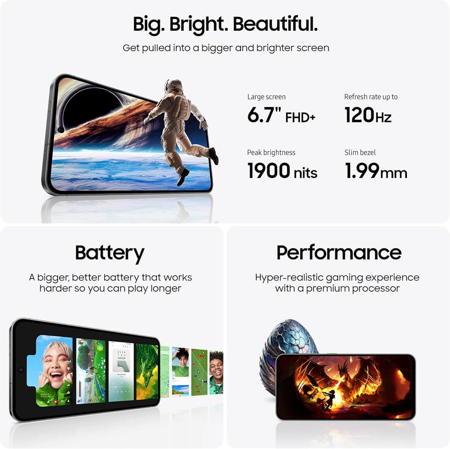 UNLOCKED Samsung Galaxy S24 FE 128GB – SM-S721U – All Colors – GRADE A