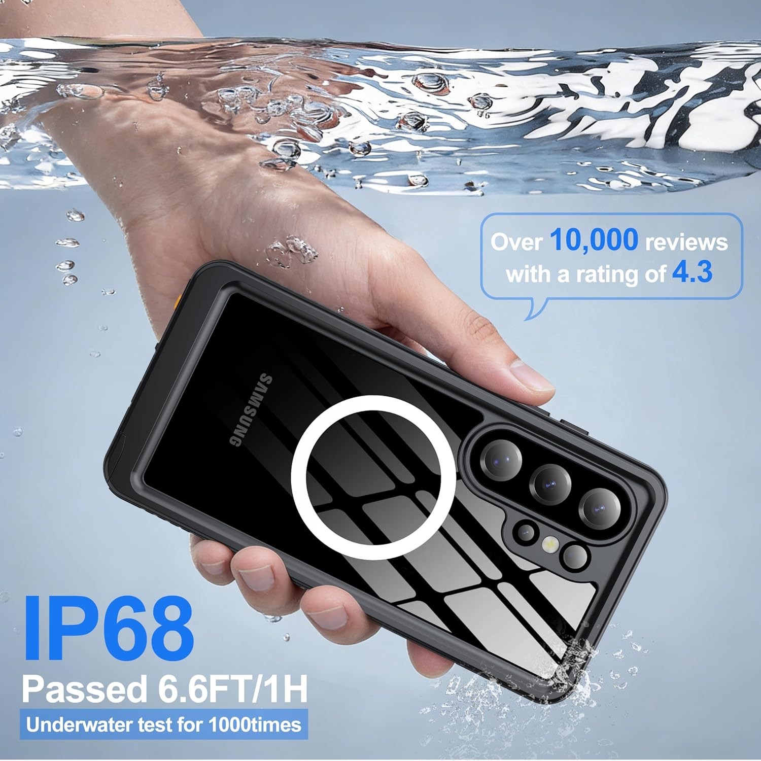 IP68 Waterproof Case for Samsung Galaxy S26 Ultra [2026] – Shockproof Full Body