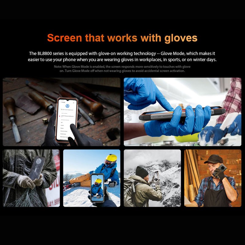 5G Blackview Rugged Phone Android Thermal Imaging Dual SIM Octa Core Waterproof