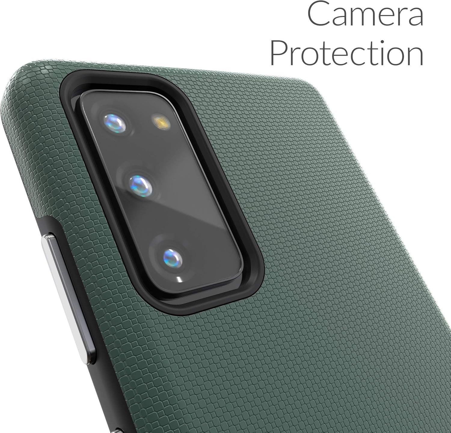 Samsung Galaxy S20 FE Case, Shockproof Protection Dual Layer Case – Forest Green