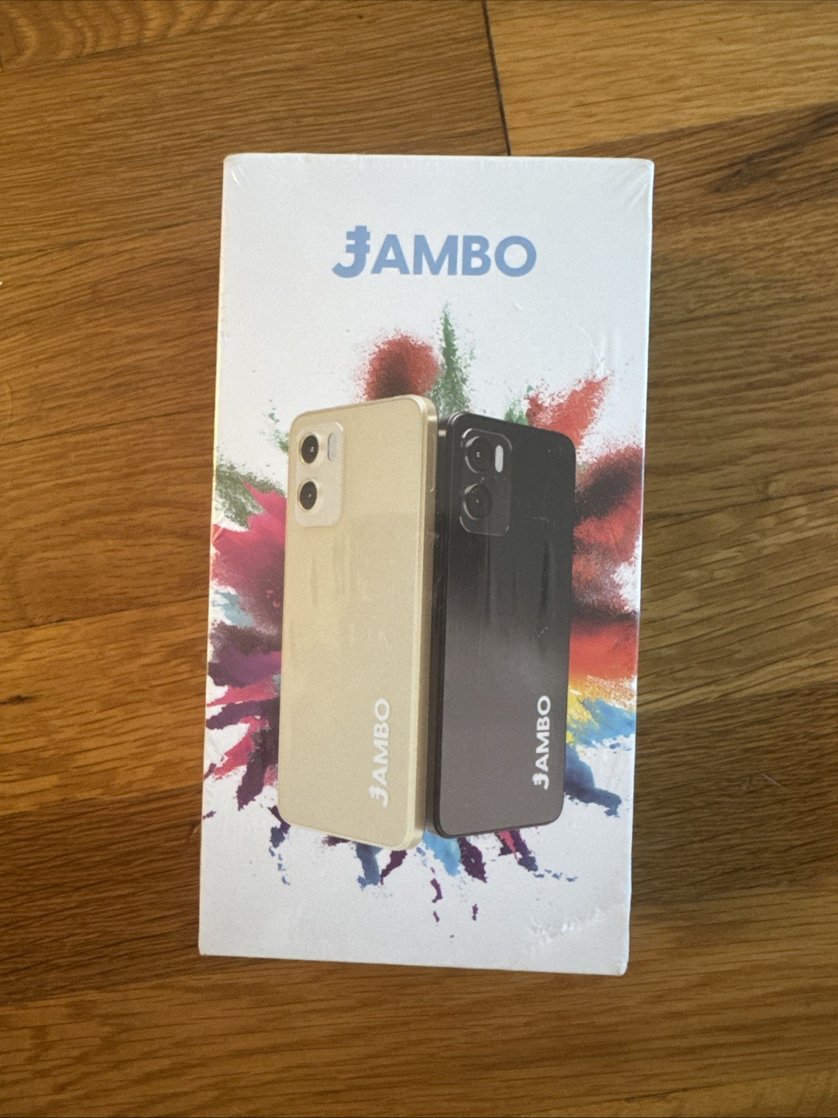 JAMBO PHONE JP1 – GOLD 6.5″ 64GB+4GB 13MP/8MP ANDROID 13 4G – Brand New Unsealed