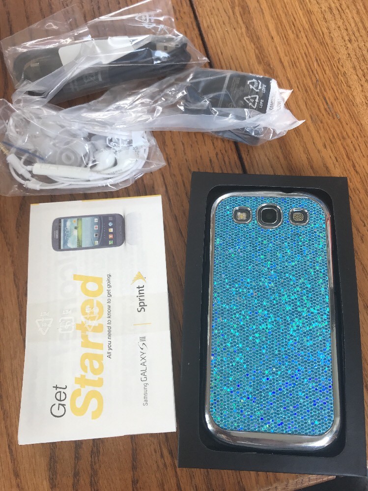 Samsung Galaxy S III SPH-L710 16GB Pebble Blue (Sprint) Smartphone Ships N 24h