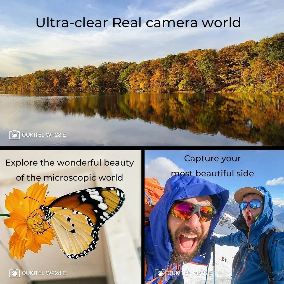 PHONE SET Oukitel WP28E Rugged Smartphone 10600mAh 6.52Inch Android 14