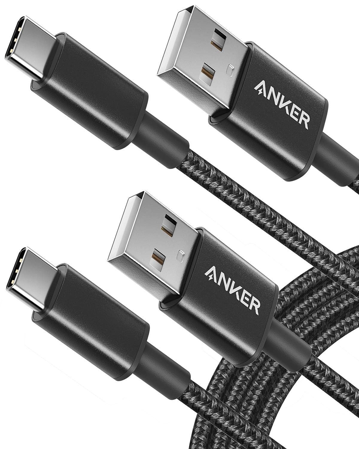 2 Pack USB A to USB C Fast Charger for iPhone 17 Series, Samsung Galaxy S10 6ft