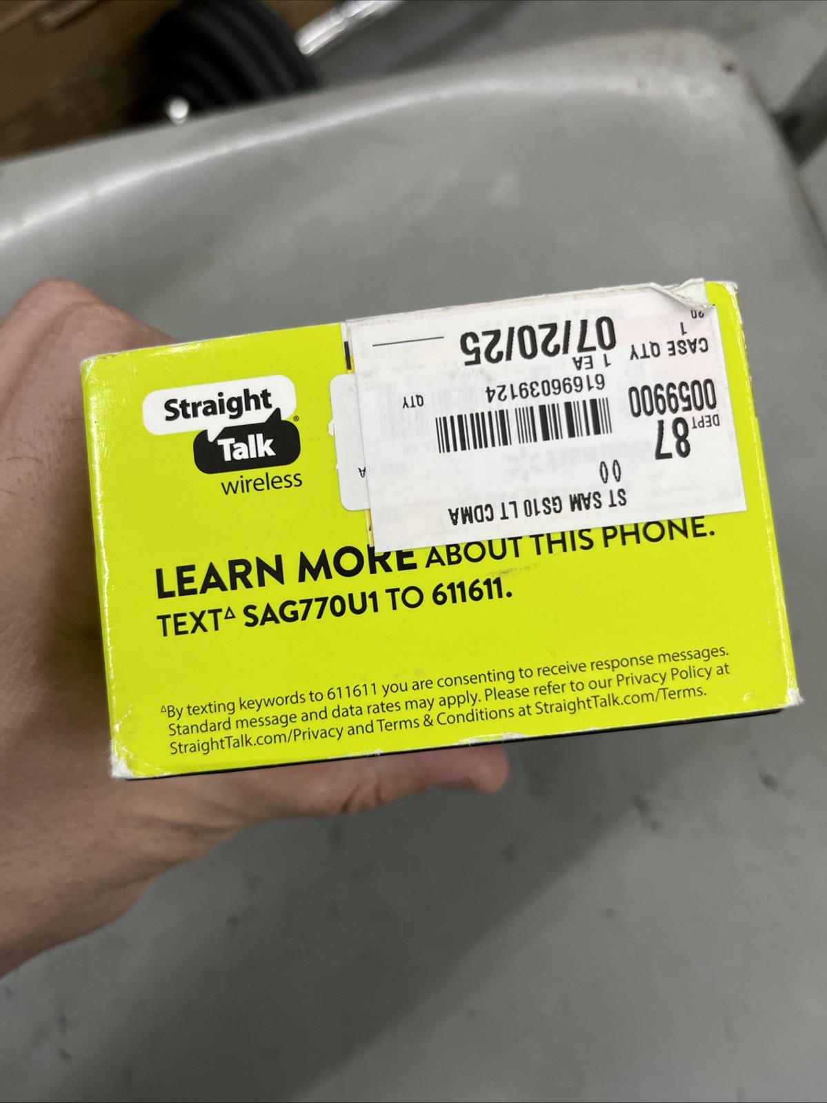 Samsung Galaxy STSAG770U1CPWP BRAND NEW SEALED S10 Lite Straight Talk