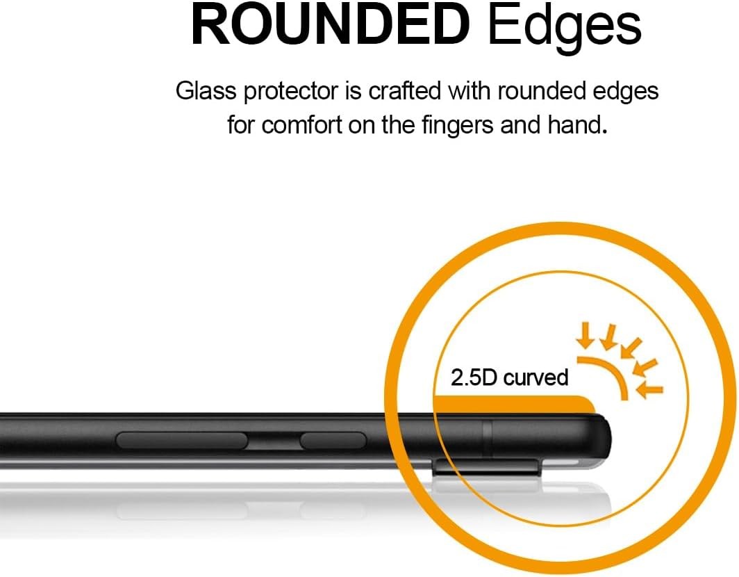 3 Pack Designed For Google Pixel 6a Tempered Glass Screen Protector & Anti Scrat