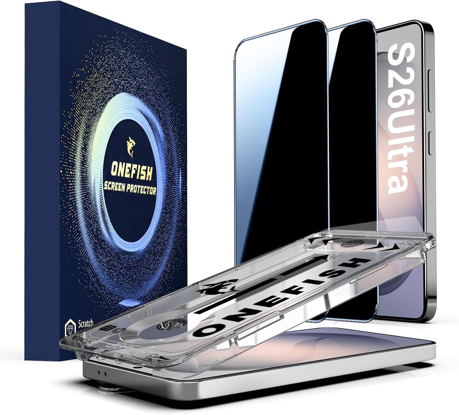 2PCS Privacy Screen Protector & Scratch Resistant for Samsung Galaxy S26 Ultra 9