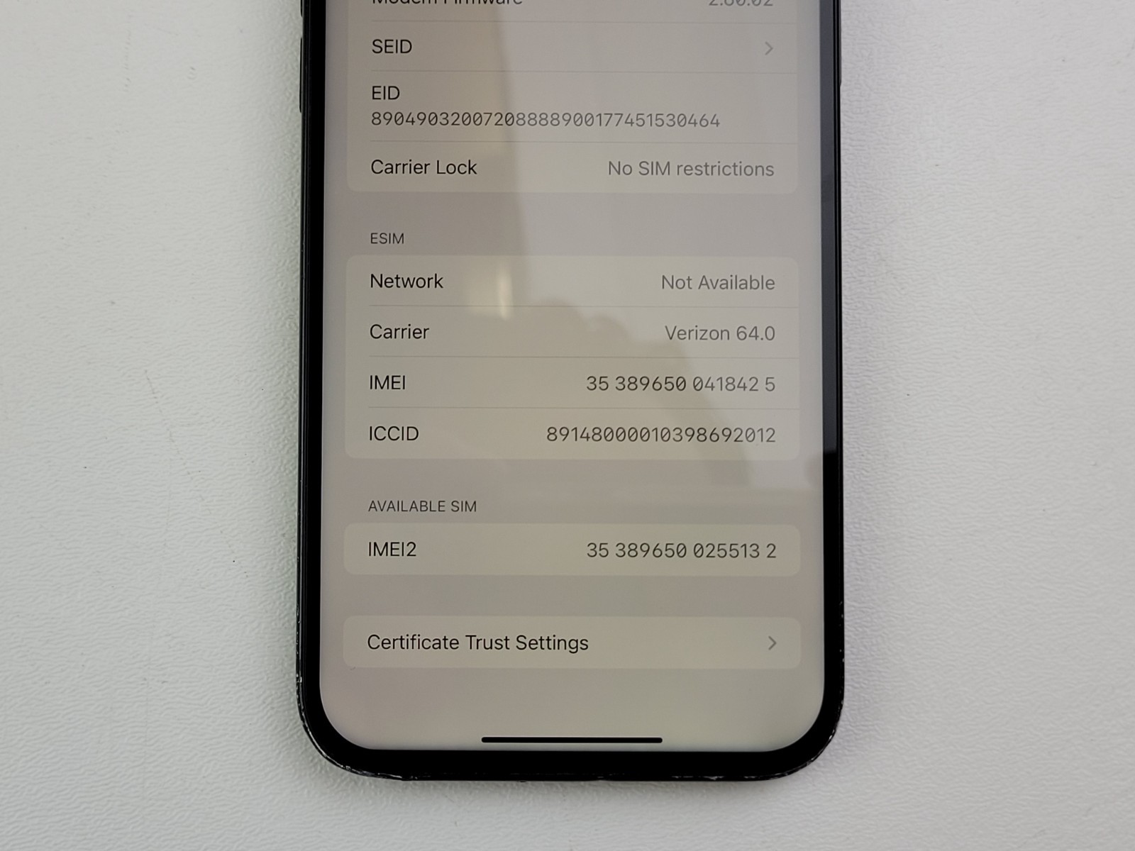 Apple iPhone 15 Plus (A2847) 128GB (Unlocked) Smartphone – POOR CONDITION – H541