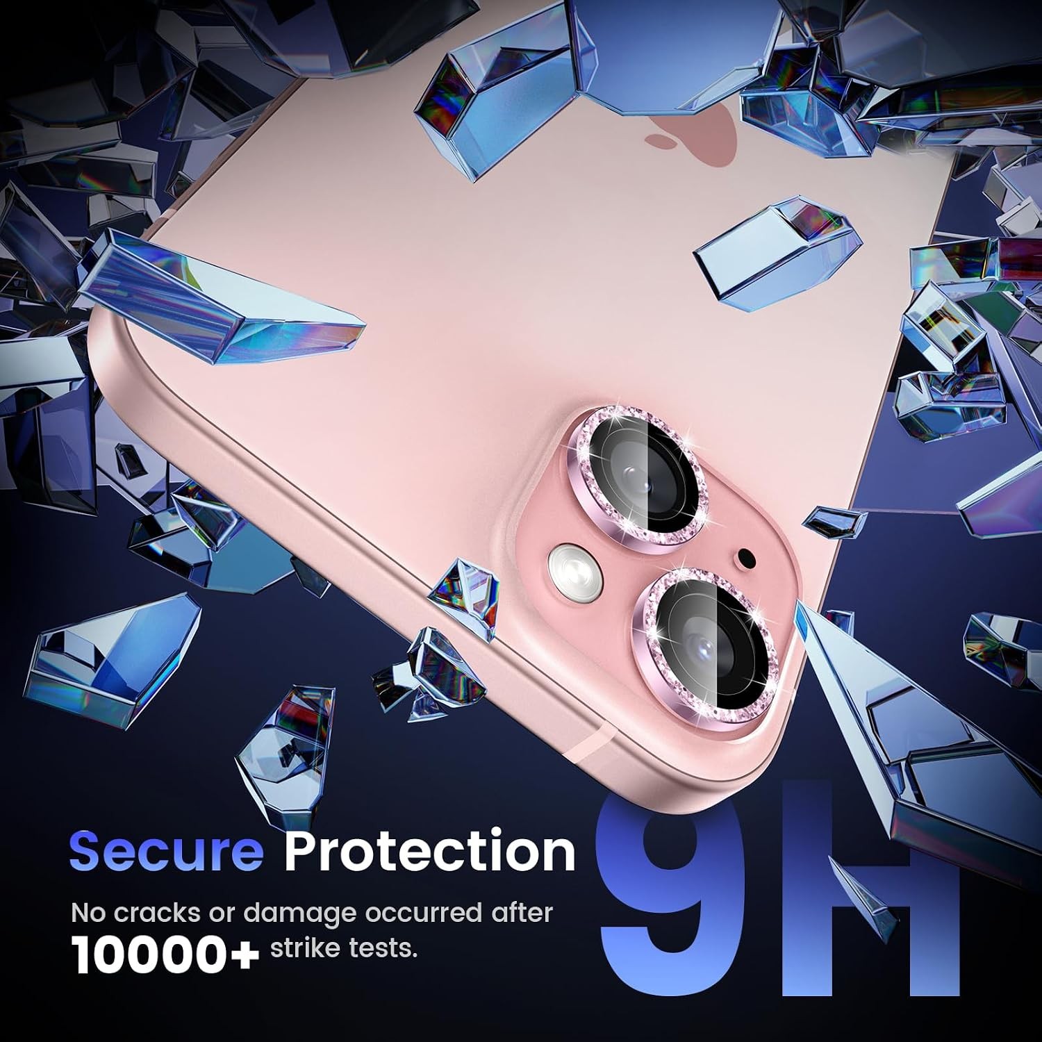 6.1 inch/6.7 inch Camera Lens Protector for iPhone 15/15 Plus, 9H Tempered Glass