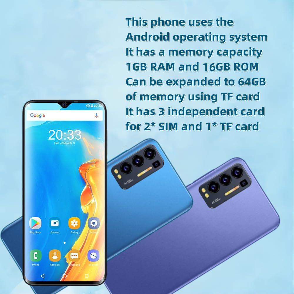 Unlocked Phone，Reno5Pro+，Android Smartphone ，Internal Battery，1G RAM 16G Rom，Sup