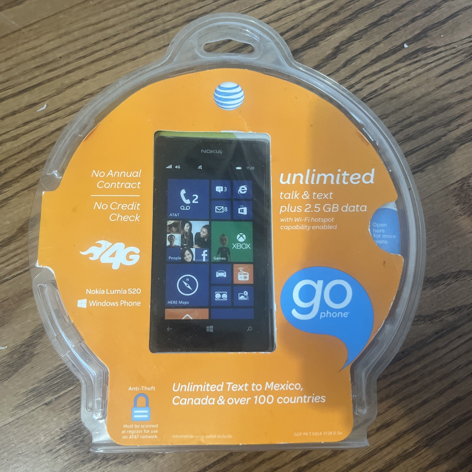 Nokia Lumia 520 – 8 GB – Black (AT&T)