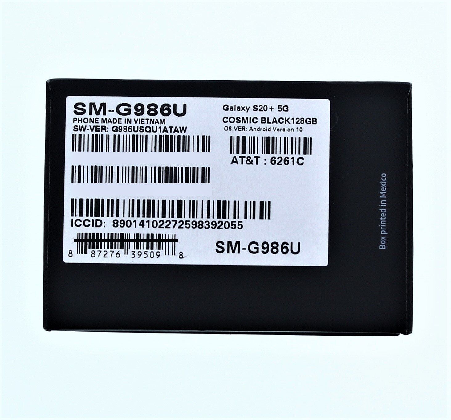 Samsung Galaxy S20+ 5G Cosmic Black (128GB) AT&T