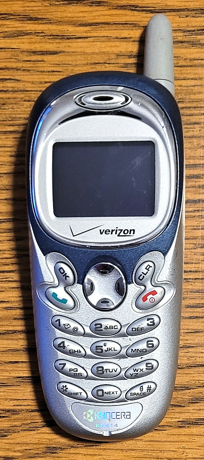 Kyocera Phantom KX414 – Gray and Blue ( Verizon ) Rare Cellular Phone