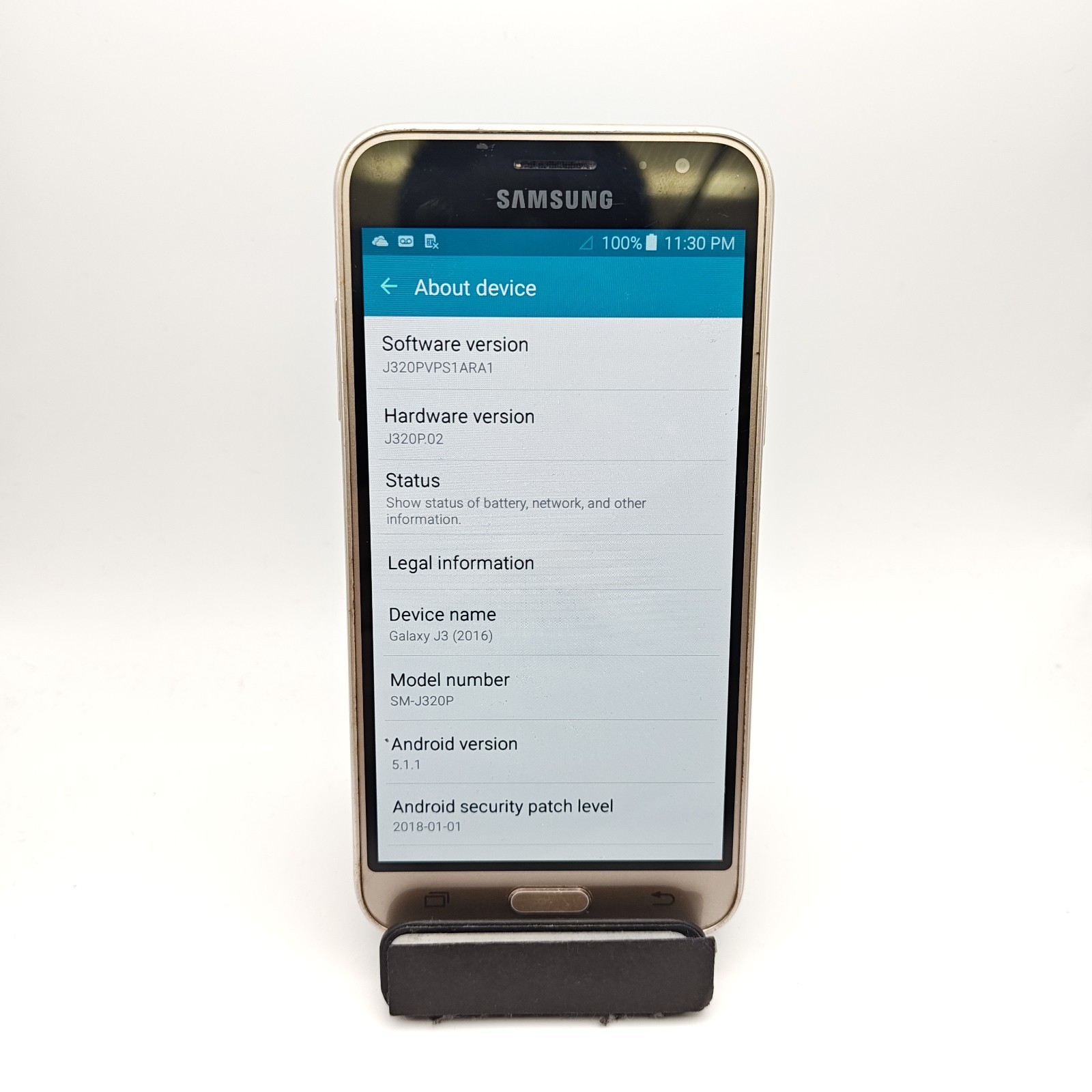 Samsung Galaxy J3 (2016) J320P Smartphone (Virgin Mobile) – 16GB Bronze #3493