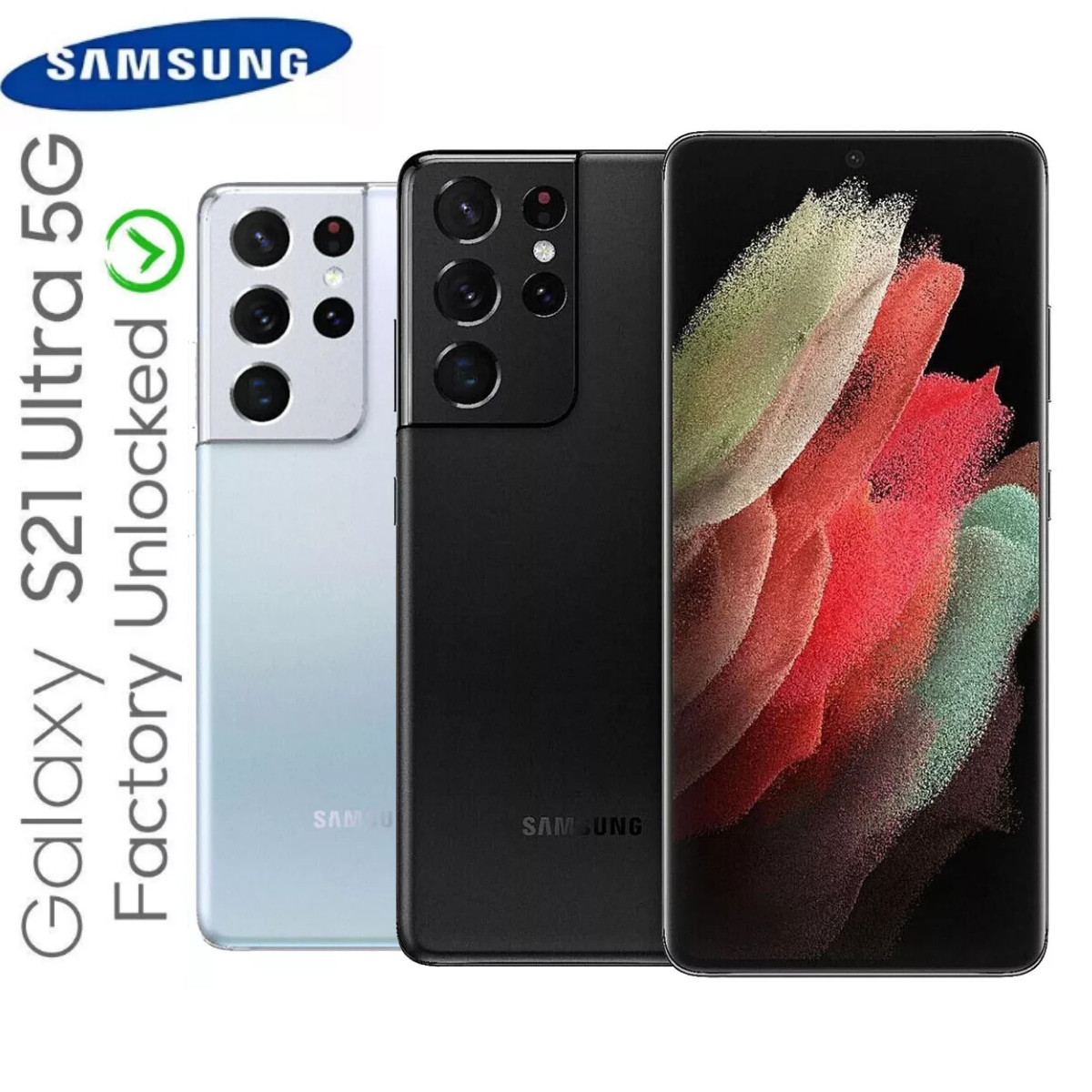 NEW SEALED SAMSUNG GALAXY S21 ULTRA 5G SM-G998U1 128GB/256GB FACTORY UNLOCKE💥