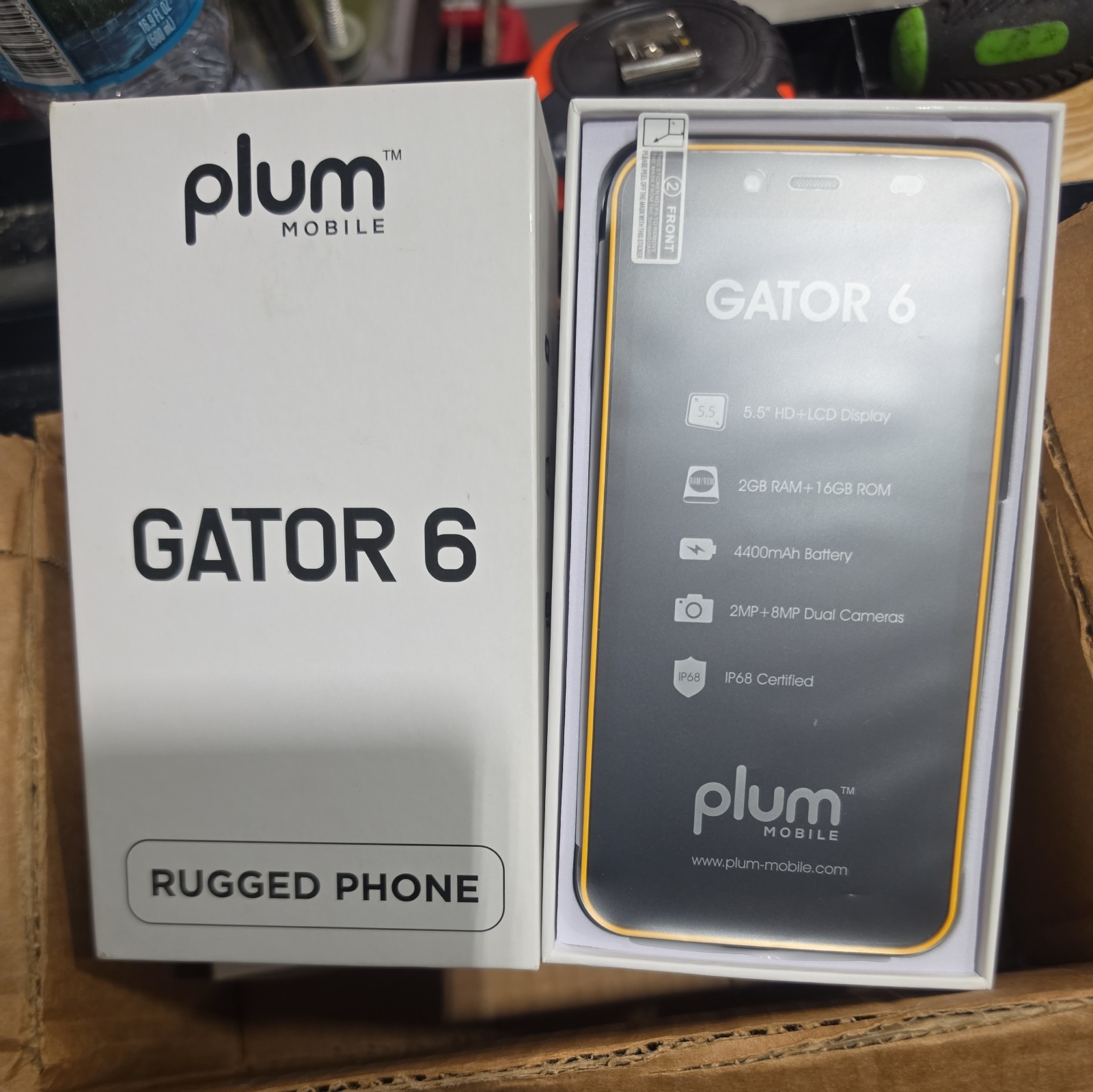 Plum Mobile GATOR 6 Rugged Phone Sku Z555YEL