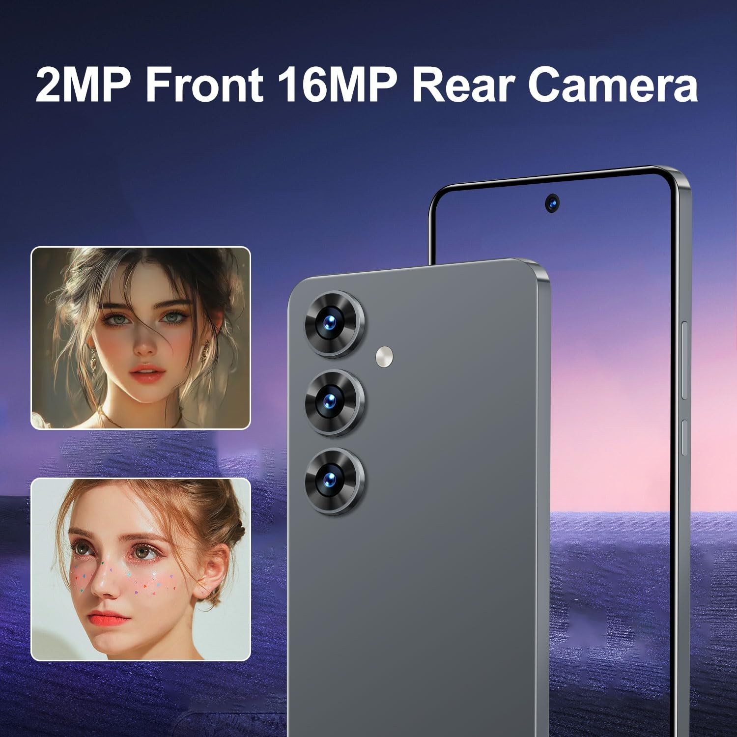 4G Lte Android , 3GB + 128GB memory, 6.56inch HD Display, Dual-SIM Unlocked c…