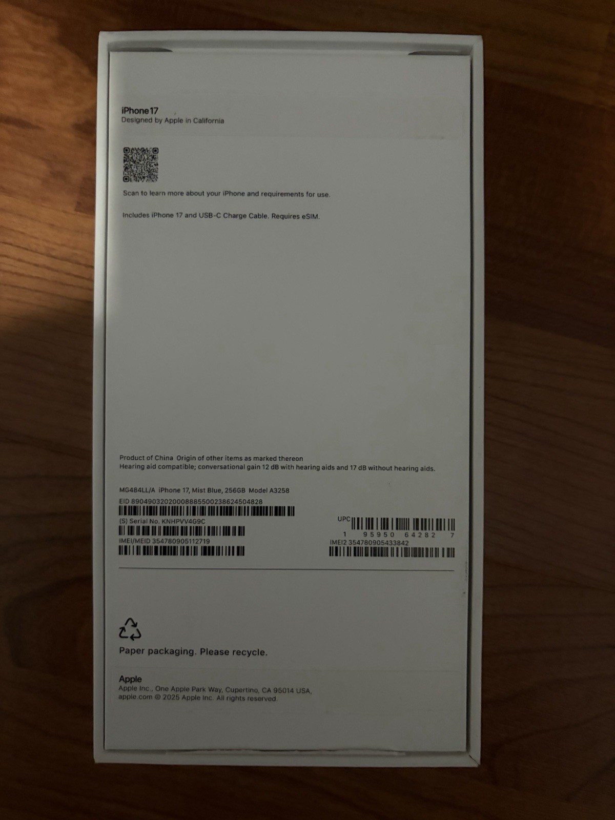 Apple iPhone 17 Mist Blue Just The Box