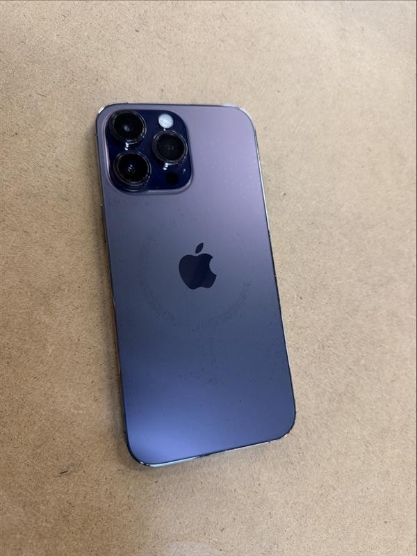 Apple iPhone 14 Pro Max 128GB Deep Purple (Unlocked) Imp Battery message