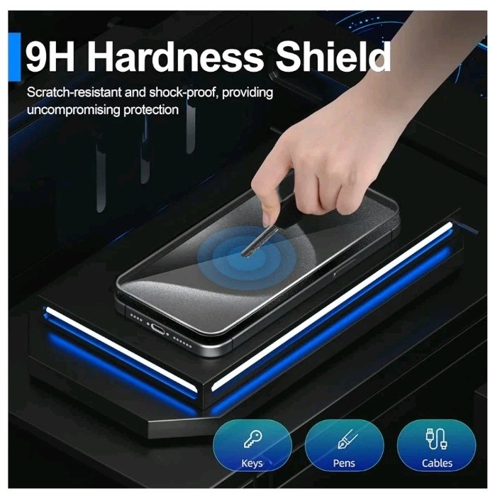 3X Premium Real Tempered Glass Screen Protector For iPhone Pro 15 14 13 12 11