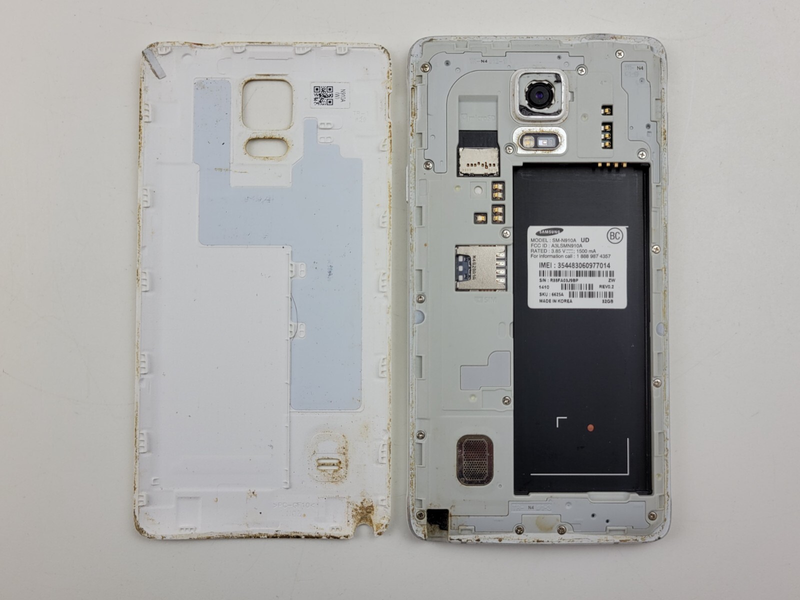Samsung Galaxy Note 4 (SM-N910A) 32GB (AT&T) – SMALL ISSUE – Clean IMEI – J9686