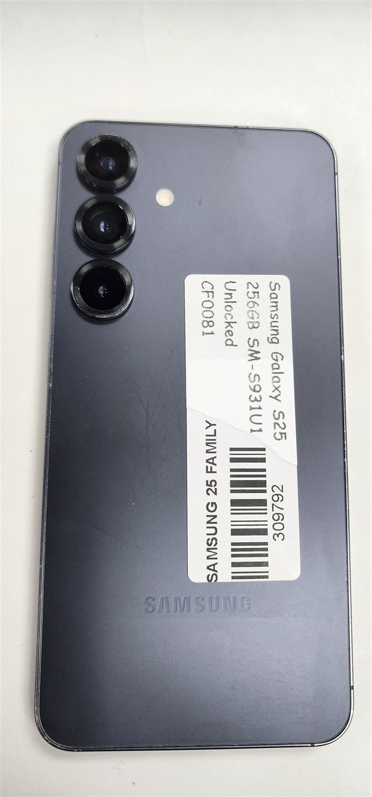 Samsung Galaxy S25 256GB Black SM-S931U1 (Unlocked) -GSM World Phone- CF0081