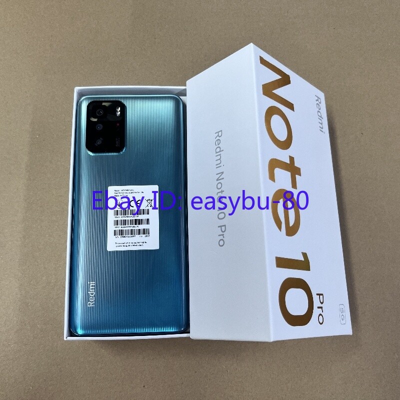Xiaomi Redmi Note 10 Pro 5G-Dual SIM-64GB -Factory Unlocked-Octa-core-New Sealed
