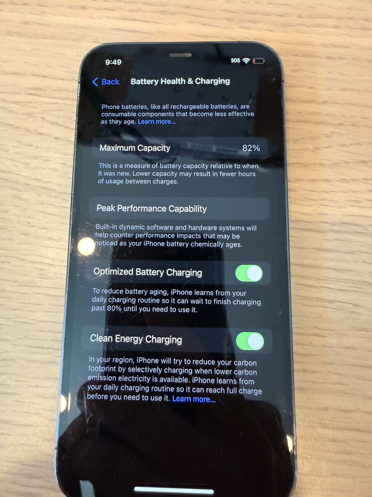Apple iPhone 12 Pro – 256GB – Graphite (Factory Unlocked) – Fair Condition