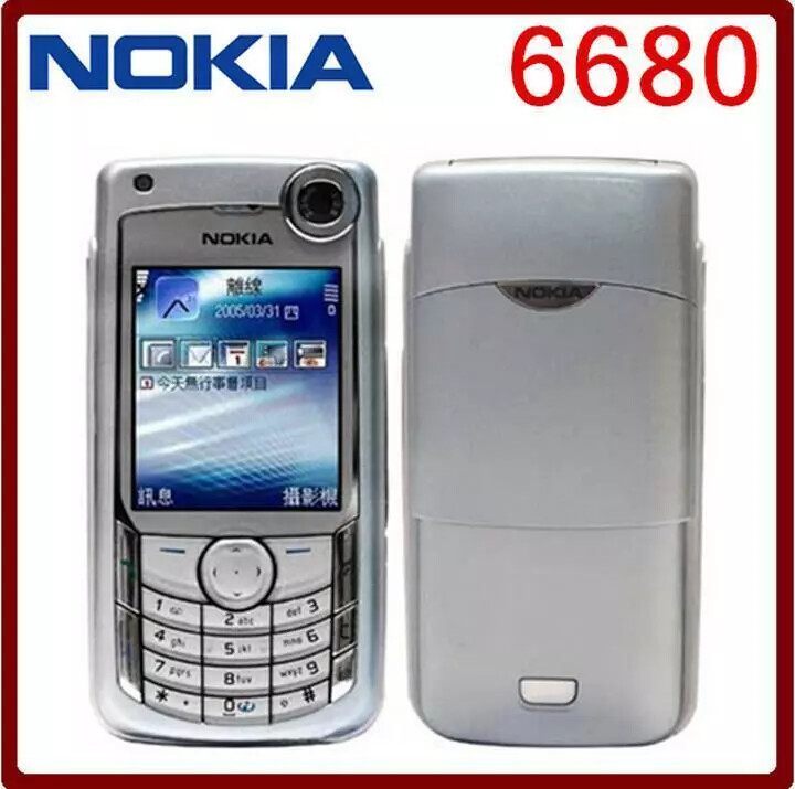 Original Nokia 6680 Mobile phone bluetooth java internal games10MB1.3MP camera