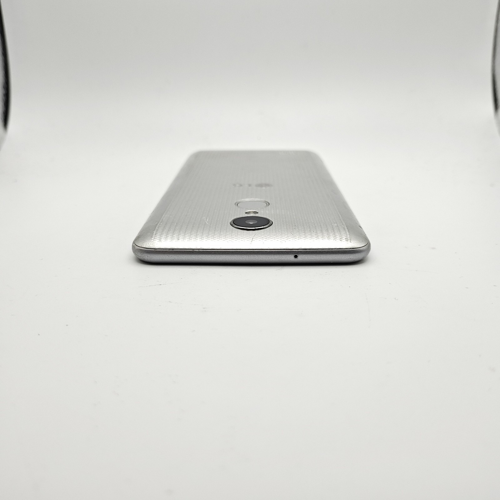 LG Aristo MS210 Smartphone (Metro Unlocked) – 16GB Silver – CRACKED #3328