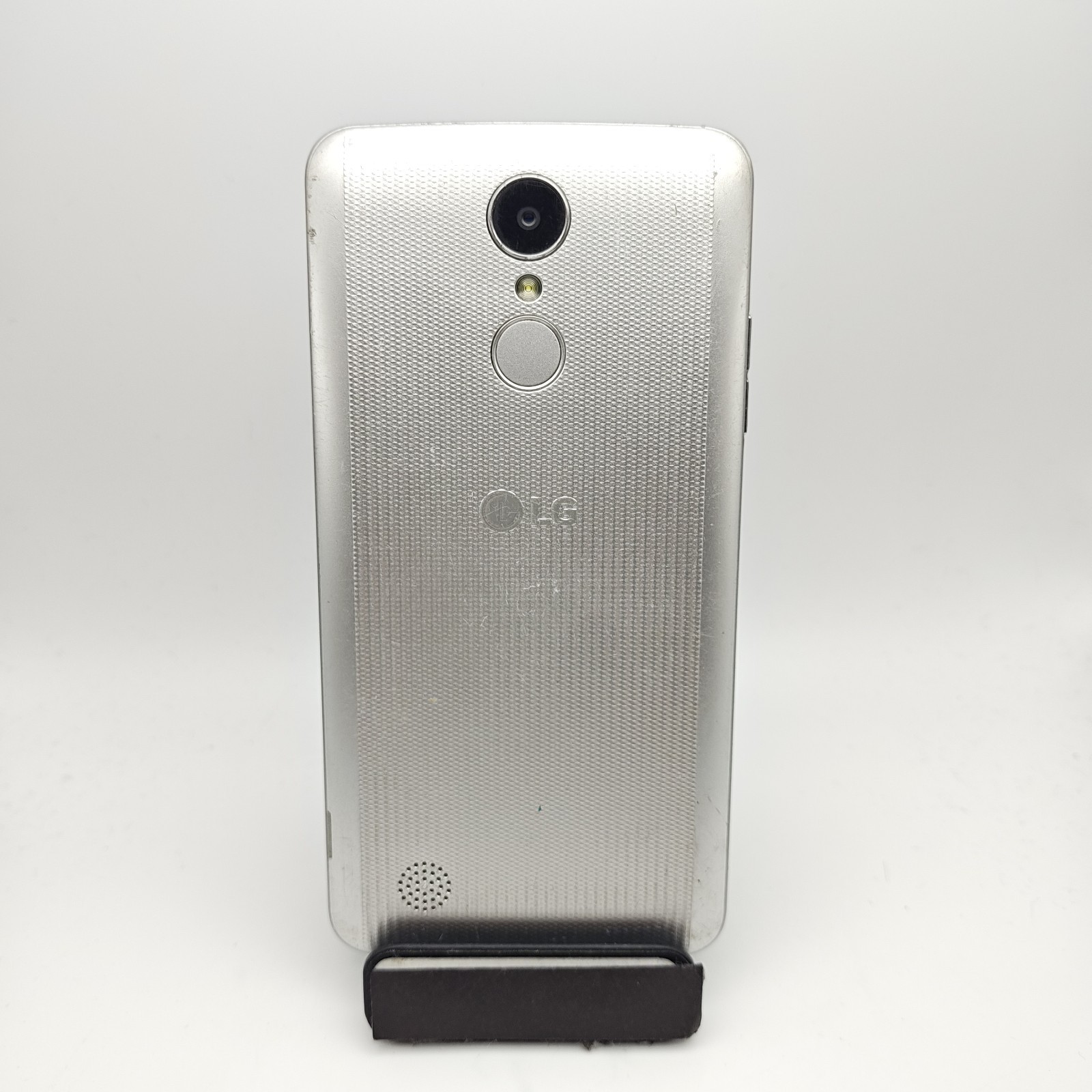 LG Aristo MS210 Smartphone (Metro Unlocked) – 16GB Silver – CRACKED #3328