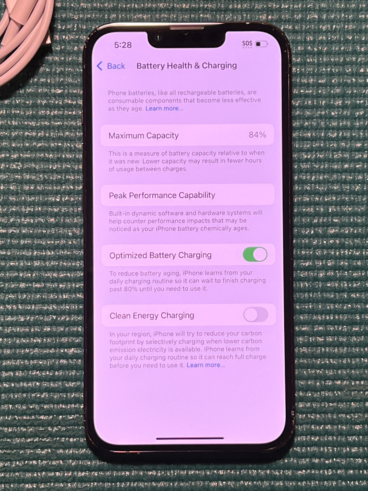 Apple iPhone 13 Pro – 256GB – Alpine Green (Unlocked) A2484 (CDMA + GSM)
