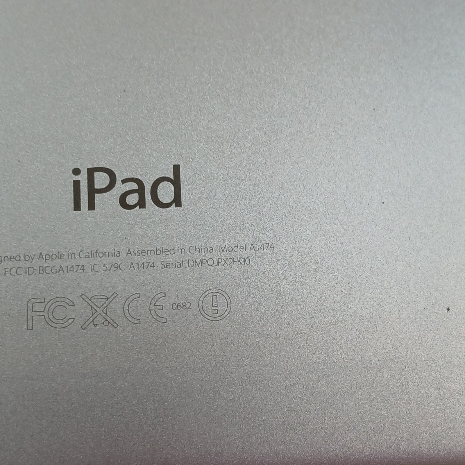 Apple iPad Air 1 (2013) FOR PARTS AS IS