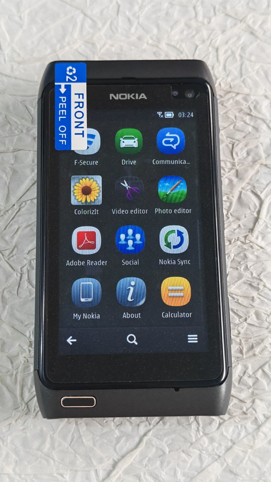 Nokia N8 Series N8-00 3G Unlocked Touchscreen 3.5″ 16GB Smartphone Reboxed