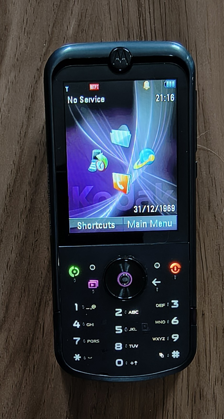 Ultra RARE Engineering Sample Motorola ZN5 Kodak Mobile Phone