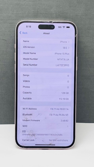 Apple iPhone 15 Plus – 128 GB – Pink ( Unlocked ) MTXT3LL/A