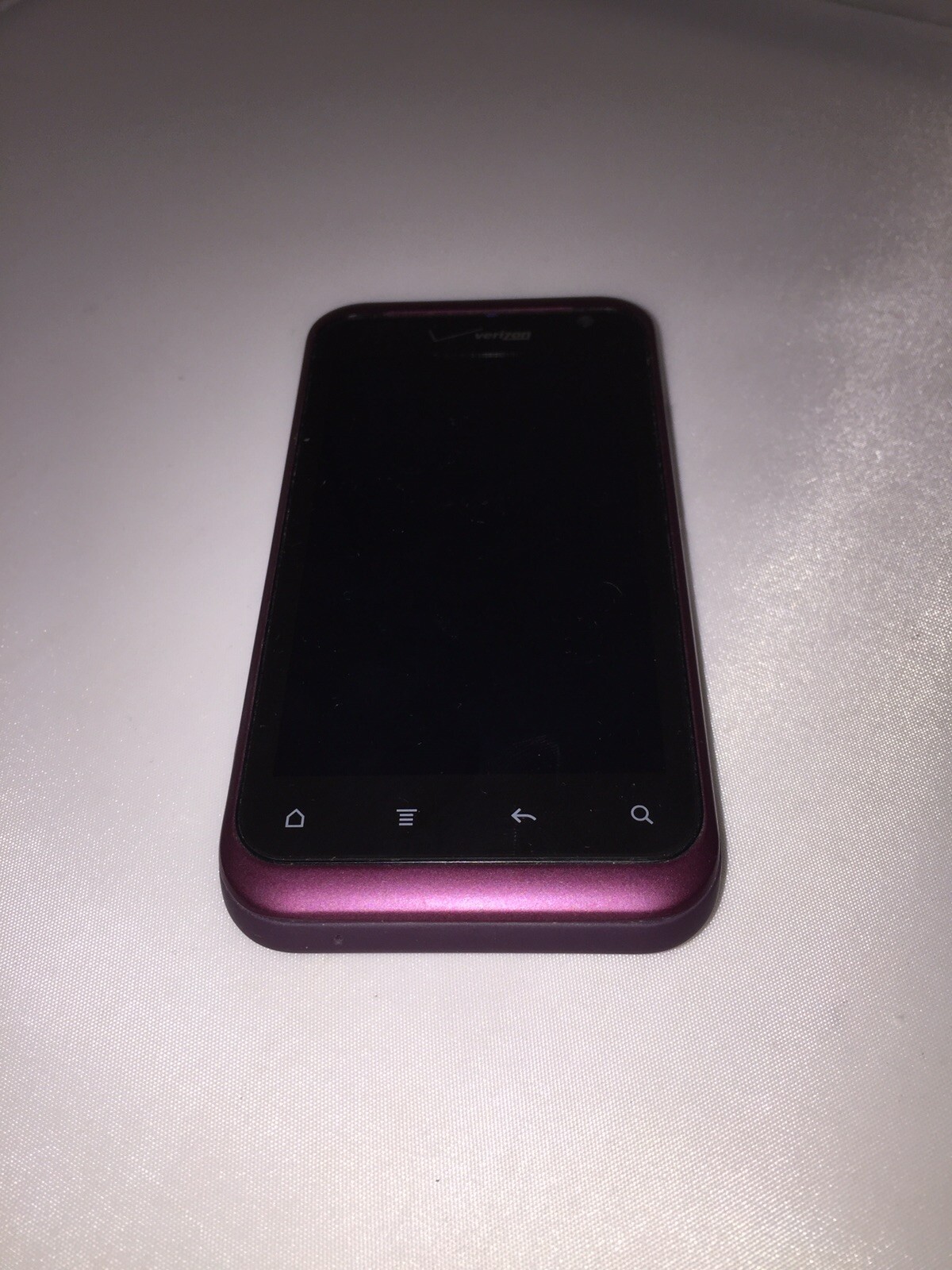 HTC Rhyme – 4GB – Plum (Verizon) Smartphone Sold as is No Power