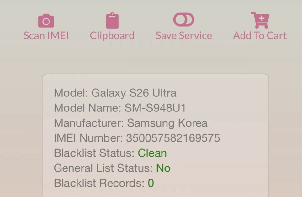 Samsung Galaxy S26 Ultra 256GB Unlocked Excellent Condition READ Description B5