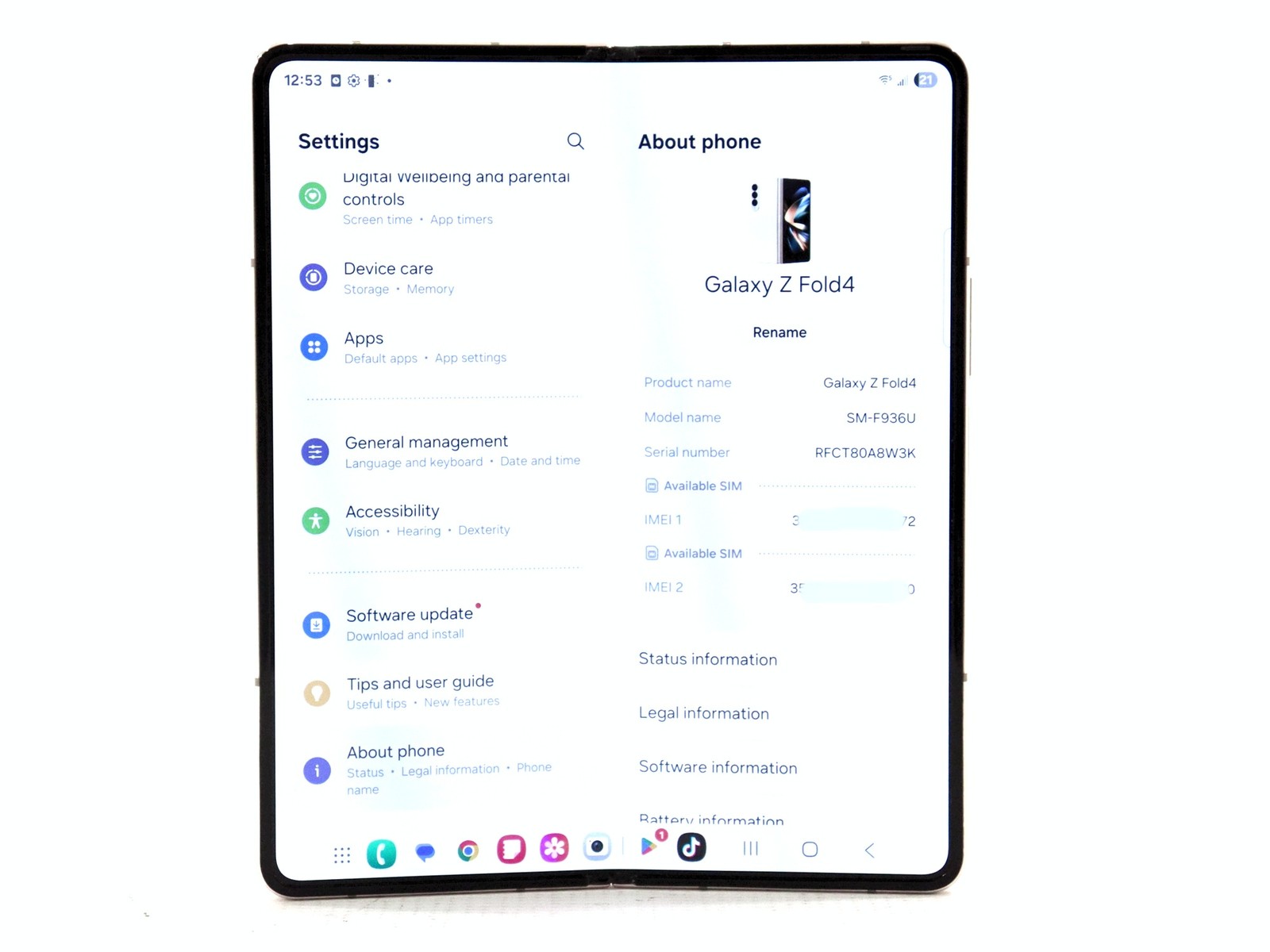 Samsung Galaxy Z Fold4 SM-F936U 256GB (T-Mobile) Beige