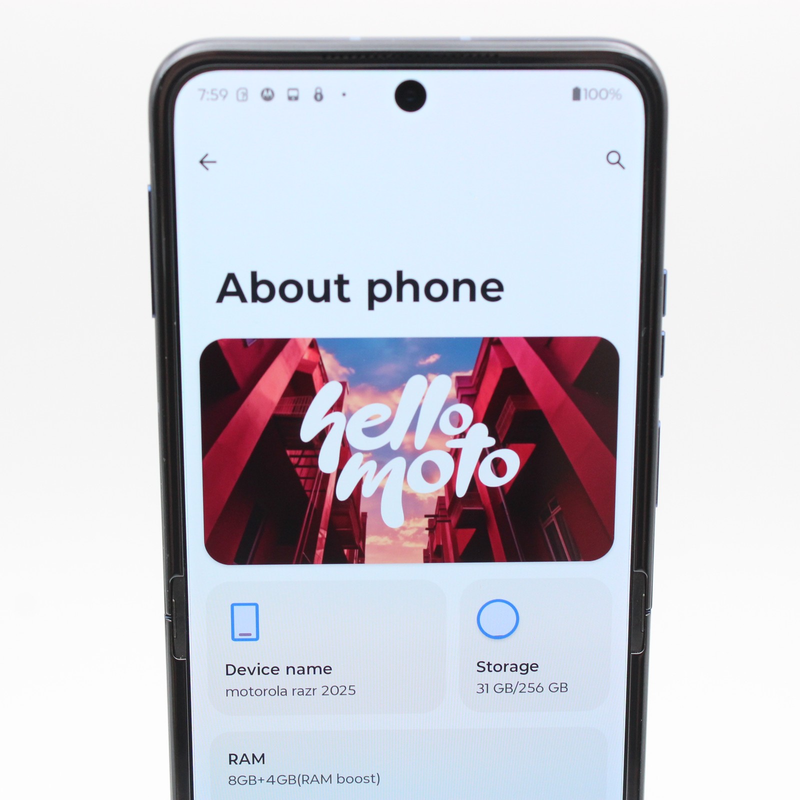 Motorola RAZR (2025) XT2553V 256GB Great Condition | Blue | VERIZON ONLY