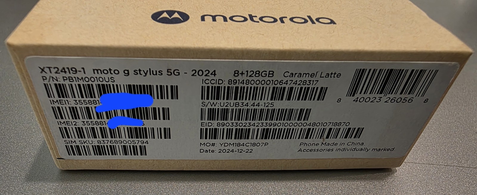 NEW SEALED Motorola Moto G Stylus 5G (2024) 128GB Caramel XT2419-1 (Unlocked)📦✨