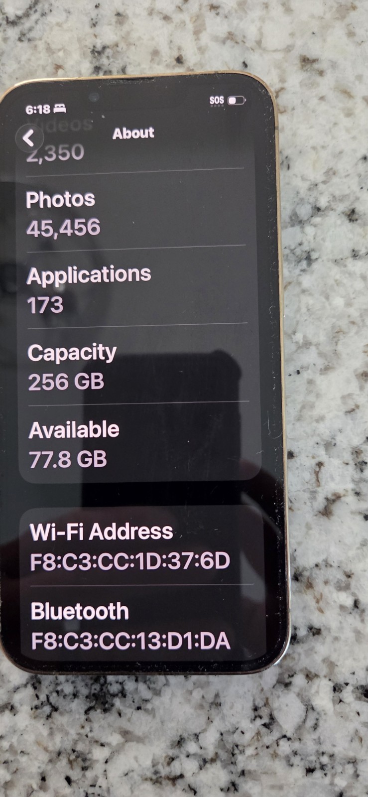 Apple iPhone 13 Pro Max – 256 GB – Beige *Tested* (Unlocked)