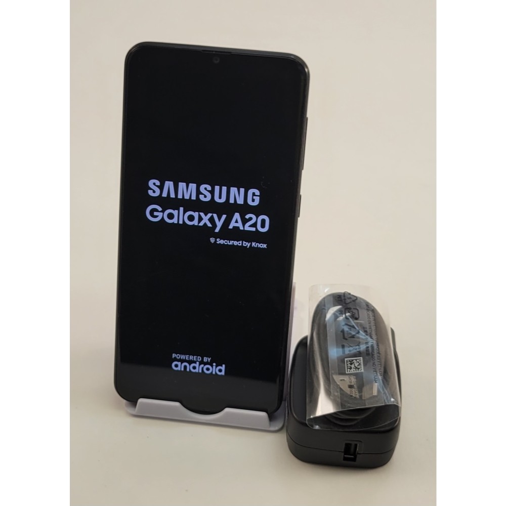 Samsung Galaxy A20 Dual SM-A205U -32GB- T-MOBILE – BLACK – Tested