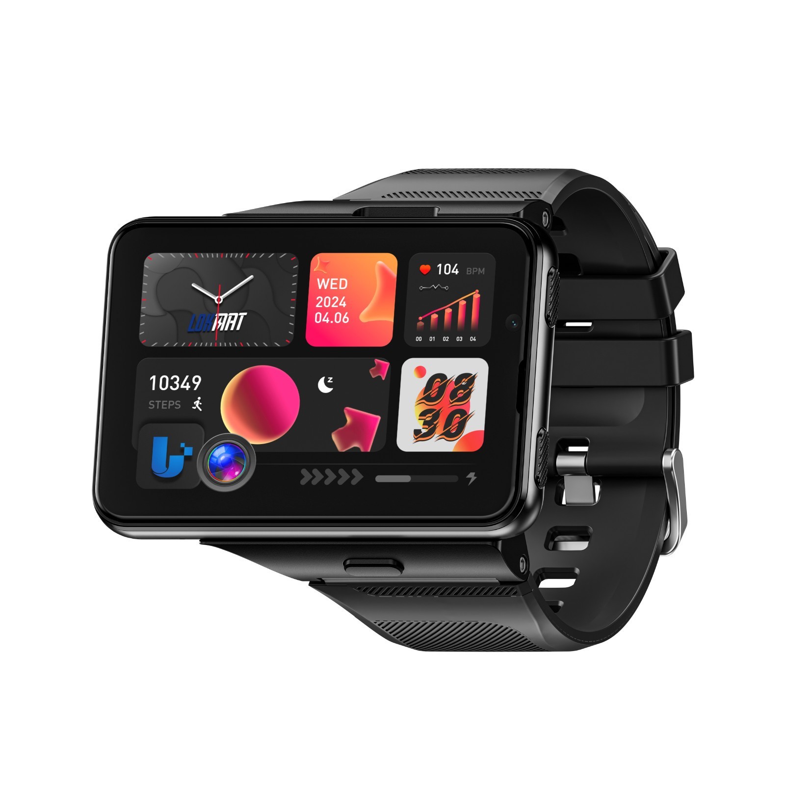 Smartwatch With Large 2.88 in Screen, 64GB Storage, Detachable Strap Smart Watch