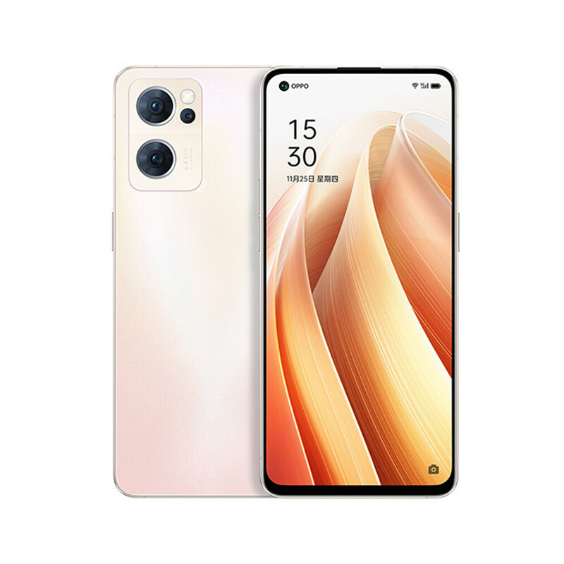 OPPO Reno7 5G Unlocked 256GB 6.43in Snapdragon 778G 64MP Camera Gold Blue Gold