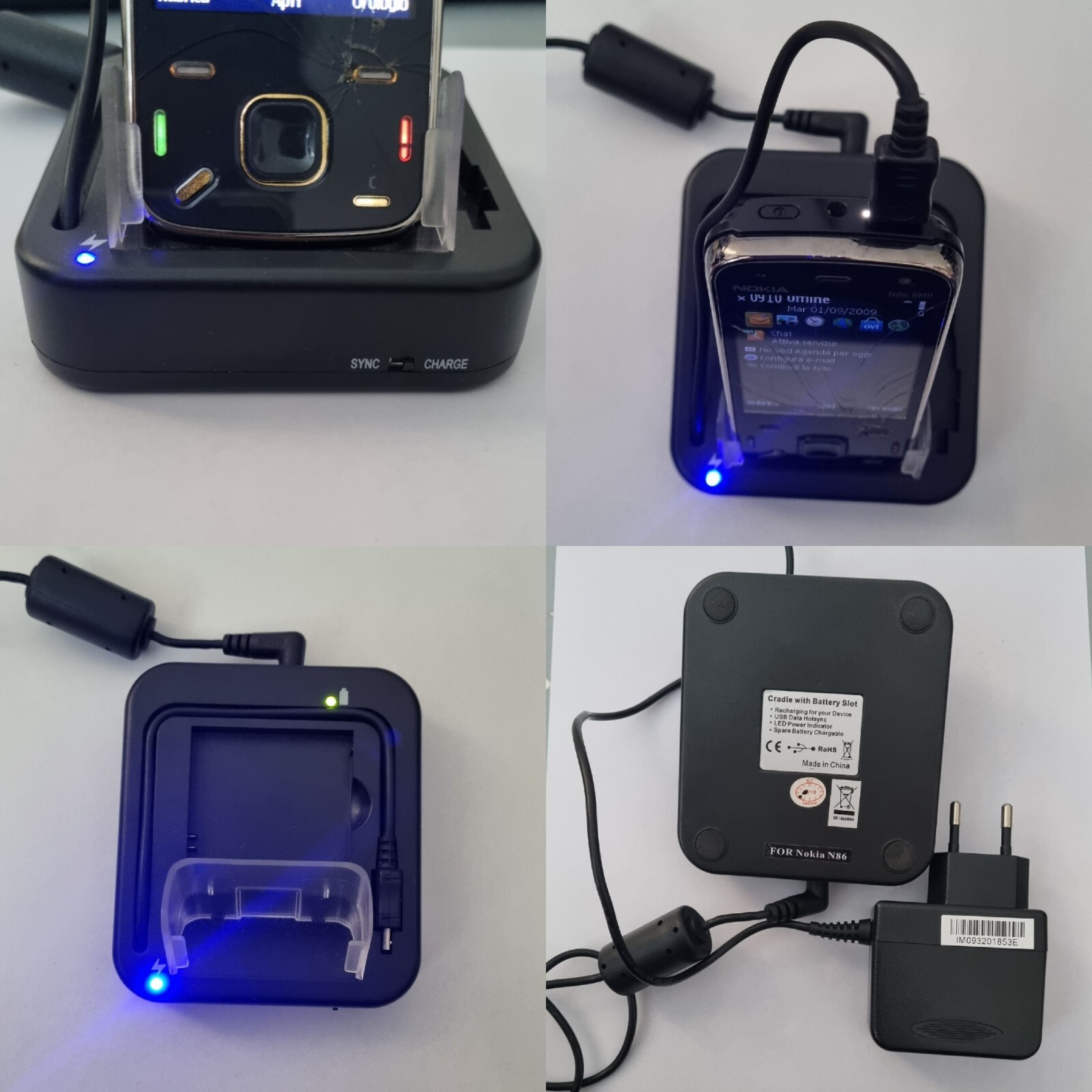 TABLE STAND FOR NOKIA N86 TABLE STAND BATTERY CHARGER
